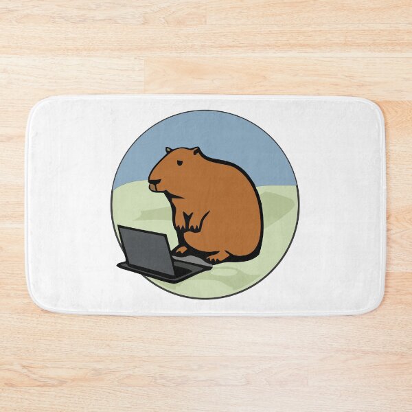 Item preview, Tired Capybara designed and sold by LukevartSTORE.