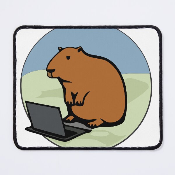 Item preview, Tired Capybara designed and sold by LukevartSTORE.