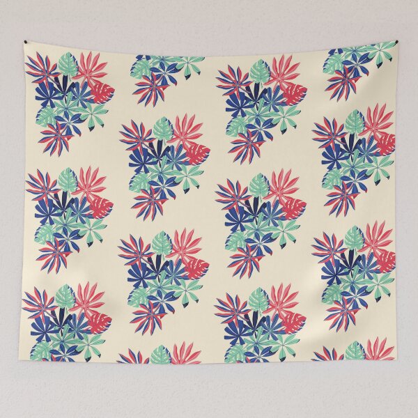 Item preview, Hand drawn colourful floral hawaian Design for any occasion  designed and sold by PixelMajikz.