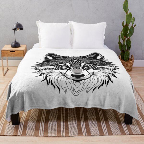 Item preview, Tribal Wolf Head for Wolf Lover - Wolf Face designed and sold by Cheeeeky.