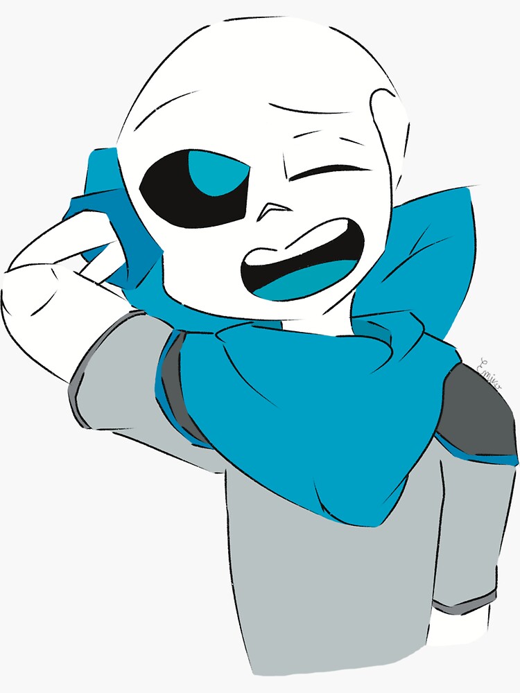 Killer Sans Sticker for Sale by C15u5hi