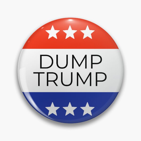 Aperçu de l'œuvre DUMP TRUMP Épingle à déchets municipaux créée et vendue par kodytimmcobhc.