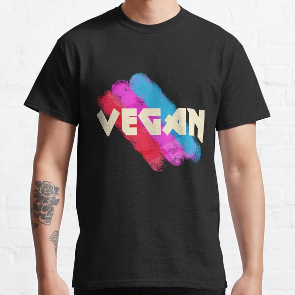 Vista previa del artículo con la obra «Vegano colorido», diseñado y vendido por ScottSticker.
