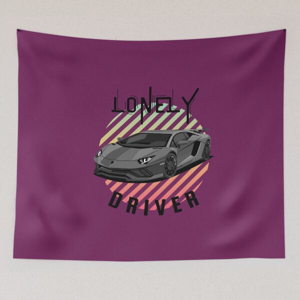 Item preview, Lonely Driver designed and sold by ZubiyaArt.