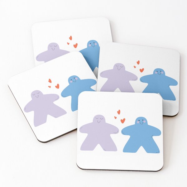 Item preview, Cute Meeple Couple  designed and sold by BeamGeeks.
