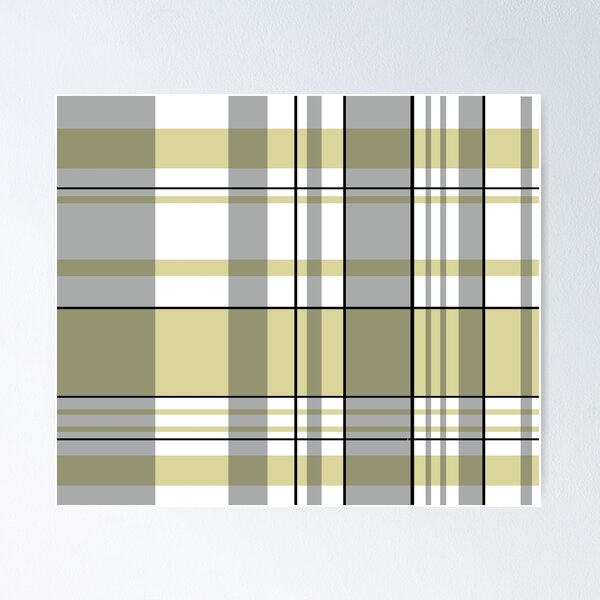 Item preview, Tartan - Kooky Tartan - P002 Yellow designed and sold by Quooki.