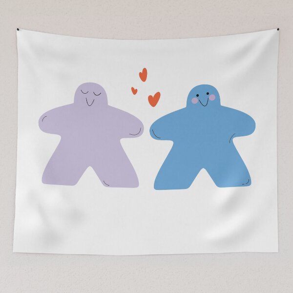 Item preview, Cute Meeple Couple  designed and sold by BeamGeeks.