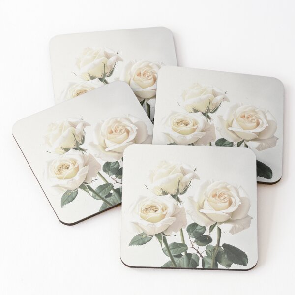 Item preview, White Roses  designed and sold by Vanover Designs.