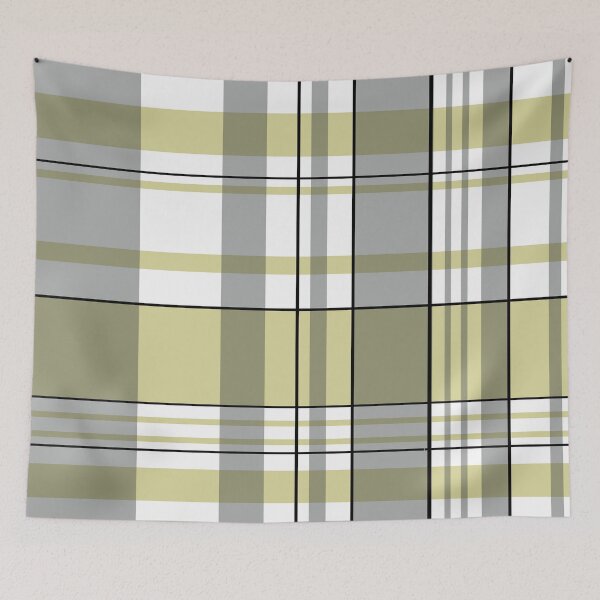 Item preview, Tartan - Kooky Tartan - P002 Yellow designed and sold by Quooki.