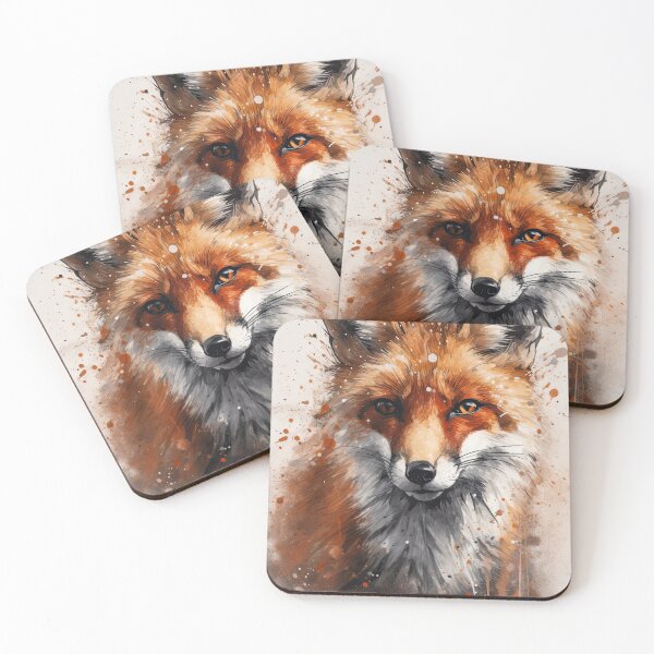 Item preview, Fox painting designed and sold by pietrofoto.