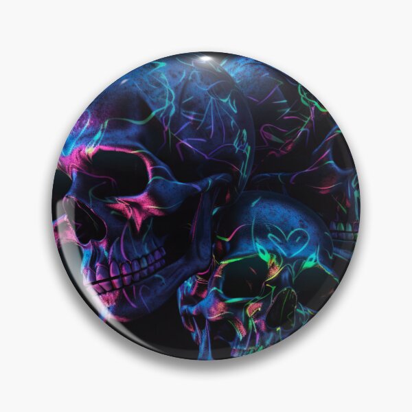 Item preview, Blacklight Glowing Skulls designed and sold by Matt's Artificial Nature.