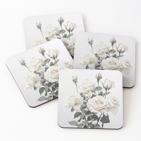 Item preview, White Roses  designed and sold by Vanover Designs.