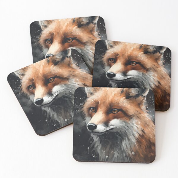 Item preview, Fox painting designed and sold by pietrofoto.