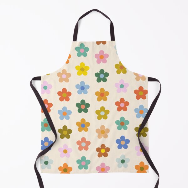 Item preview, Hippie boho flowers. Groovy pastel flower pattern designed and sold by Alika's Garden.