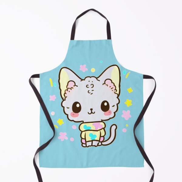 Item preview, devon rex cute cat kawaii style designed and sold by PositiveIdeas.