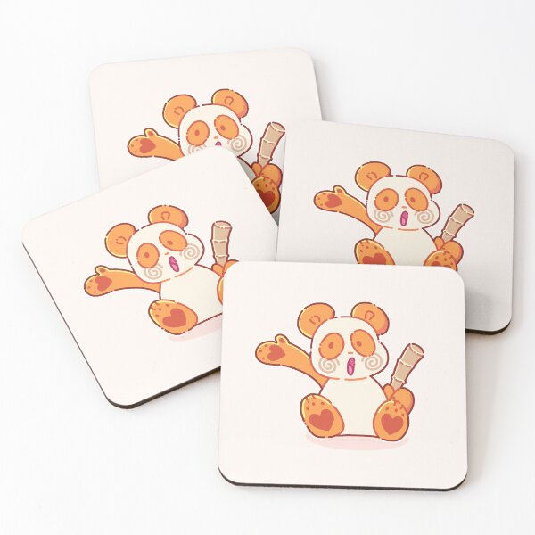 Item preview, orange panda bear wave designed and sold by cinmiroll.