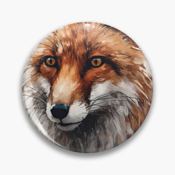 Item preview, Red fox painting designed and sold by pietrofoto.