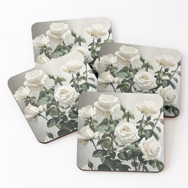 Item preview, White Roses  designed and sold by Vanover Designs.
