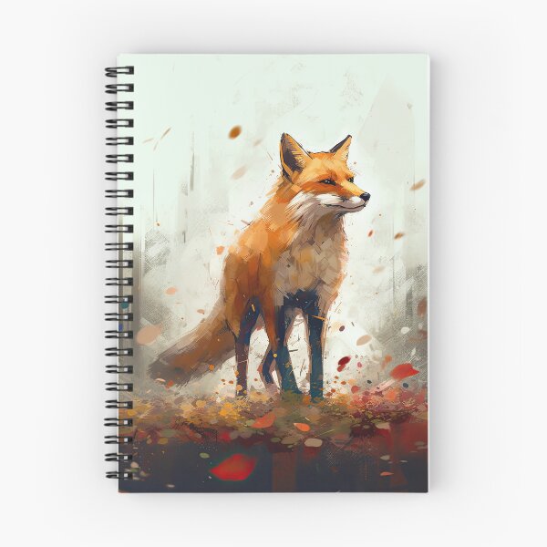 Item preview, Red fox painting designed and sold by pietrofoto.