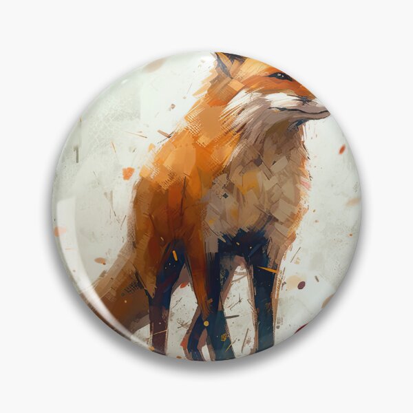 Item preview, Red fox painting designed and sold by pietrofoto.