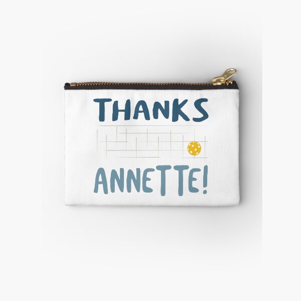 Item preview, Funny Pickleball Pun Thanks Annette Hits the Net designed and sold by whyitsme.
