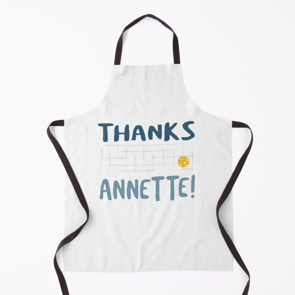 Item preview, Funny Pickleball Pun Thanks Annette Hits the Net designed and sold by whyitsme.