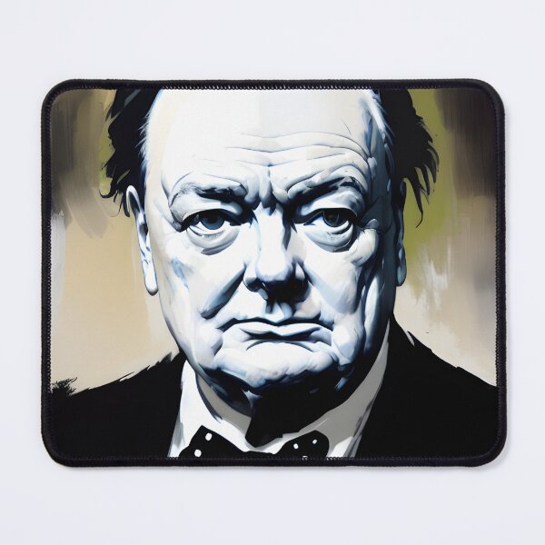 Item preview, Winston Churchill Portrait designed and sold by daido-ai.
