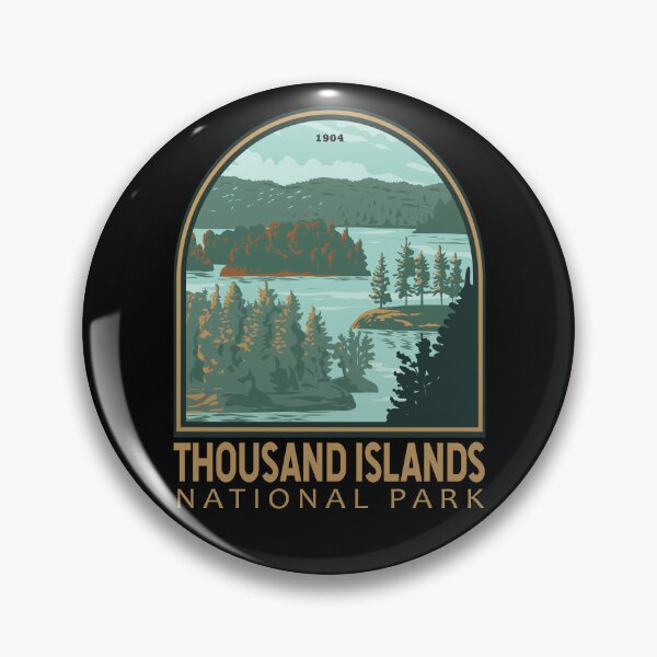 Item preview, Thousand Islands National Park Canada Badge designed and sold by KrisSidDesigns.