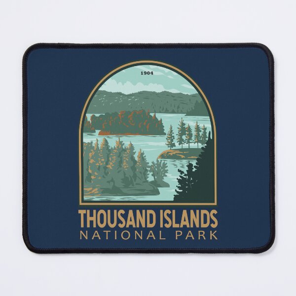 Item preview, Thousand Islands National Park Canada Badge designed and sold by KrisSidDesigns.
