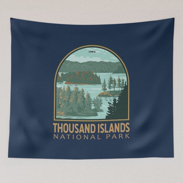 Item preview, Thousand Islands National Park Canada Badge designed and sold by KrisSidDesigns.