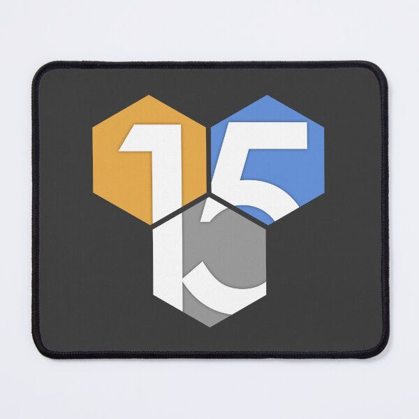 Item preview, SimDex Logo 15th Anniversary Edition (Hexagons Only) designed and sold by SimDex LLC.