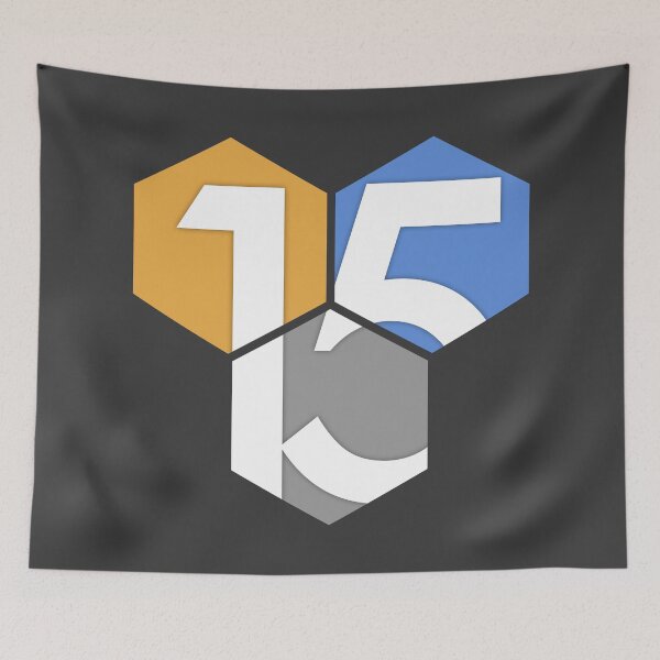 Item preview, SimDex Logo 15th Anniversary Edition (Hexagons Only) designed and sold by SimDex LLC.