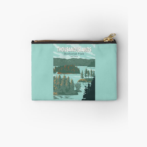 Item preview, Thousand Islands National Park Canada Travel Art Vintage designed and sold by KrisSidDesigns.