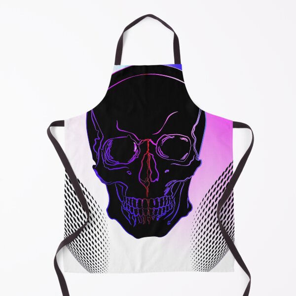 Item preview, A human skull on a purple background designed and sold by Bigrow.