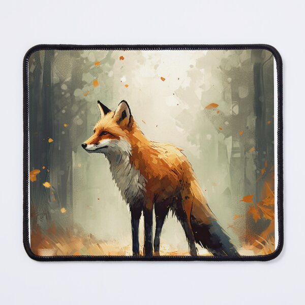 Item preview, Red fox painting designed and sold by pietrofoto.