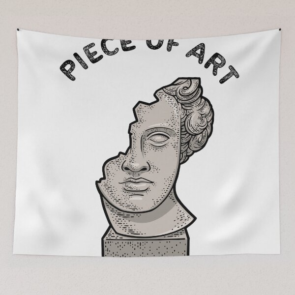 Item preview, Piece of art design broken head of statue designed and sold by IronicEmpire.