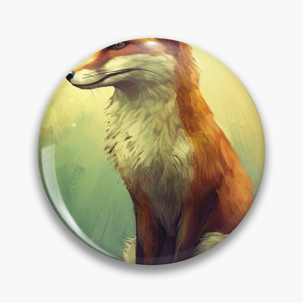 Item preview, Red fox paitning designed and sold by pietrofoto.