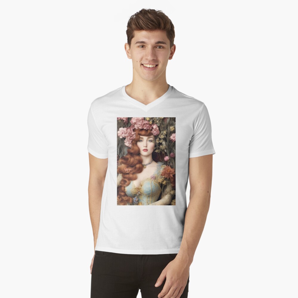 Item preview, V-Neck T-Shirt designed and sold by PurplePeacock.