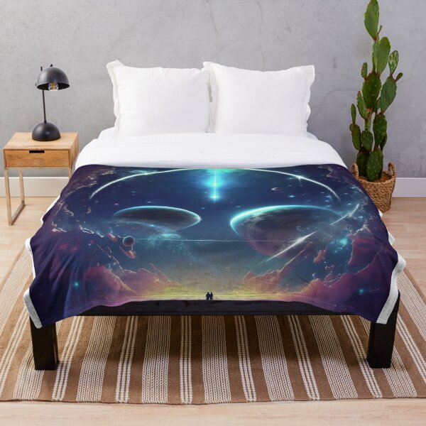 Aperçu de l'œuvre Celestial Stories Unfolding - Space Deep Mystery Inspirational Art  créée et vendue par Transcendance.