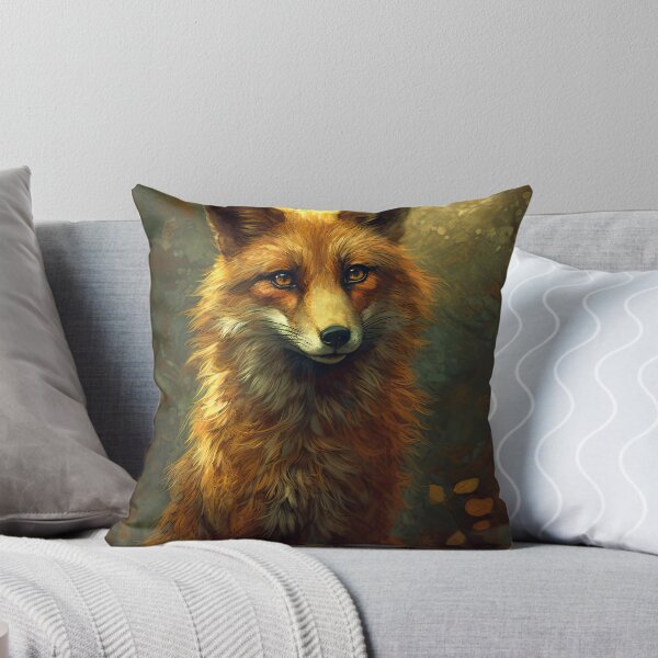 Item preview, Red fox painting designed and sold by pietrofoto.