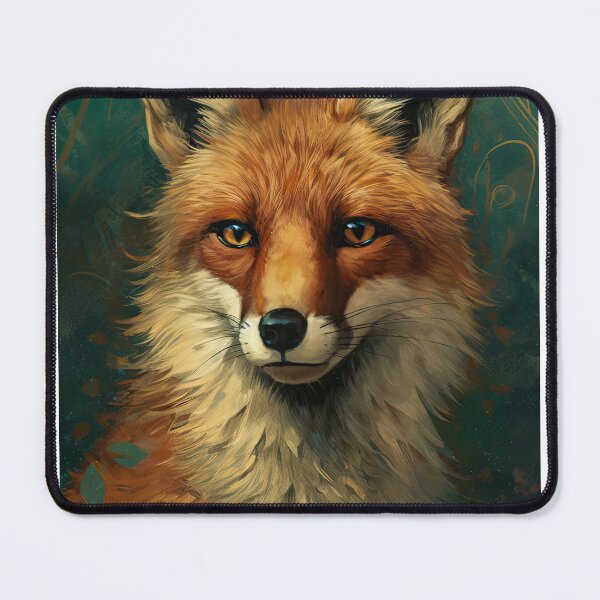 Item preview, Red fox painting designed and sold by pietrofoto.