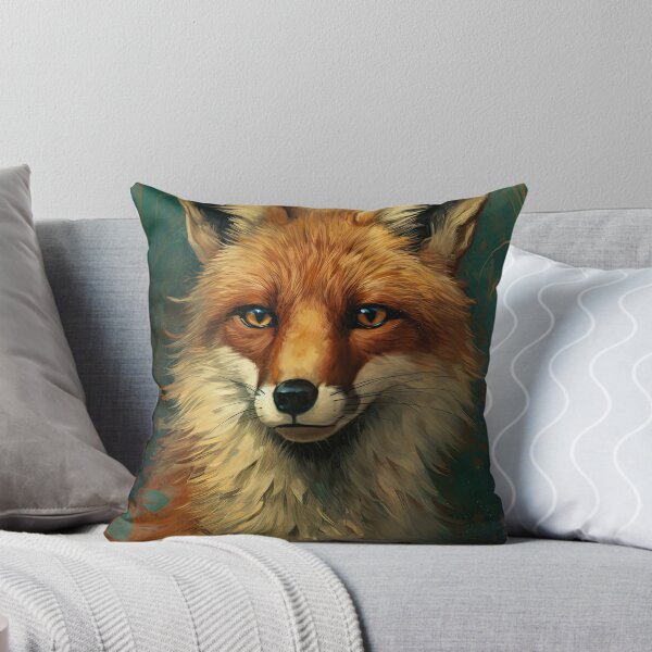 Item preview, Red fox painting designed and sold by pietrofoto.