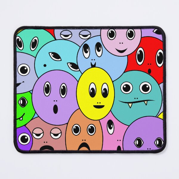 Item preview, Smiley Faces Expression Pattern designed and sold by Anna Lemos.