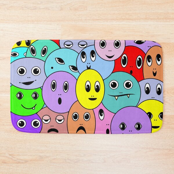 Item preview, Smiley Faces Expression Pattern designed and sold by Anna Lemos.