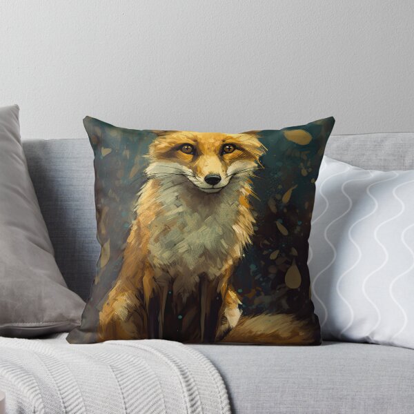 Item preview, Red fox painting designed and sold by pietrofoto.