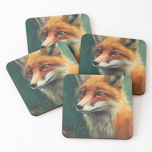 Item preview, Red fox paitning designed and sold by pietrofoto.