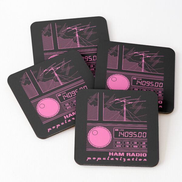 Item preview, HAM Radio Popularization (hot pink) designed and sold by tuzlay.