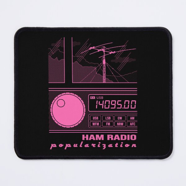 Item preview, HAM Radio Popularization (hot pink) designed and sold by tuzlay.