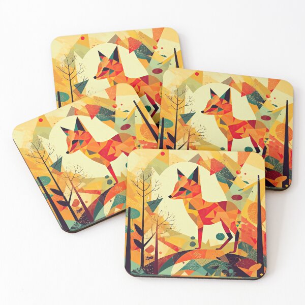 Item preview, Red fox abstract designed and sold by pietrofoto.
