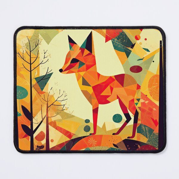 Item preview, Red fox abstract designed and sold by pietrofoto.